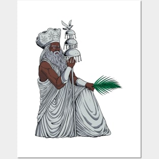 God of the Yoruba religion - Obatala Posters and Art